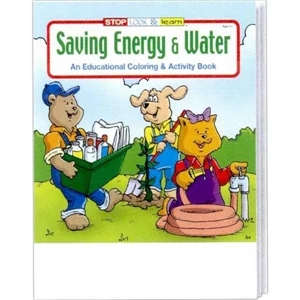 Saving Energy And Water Coloring/activity Book Fun Pack With Unimprinted Crayons