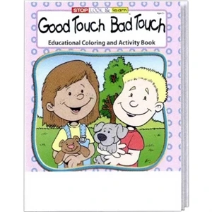 Good Touch Bad Touch Coloring/activity Book Fun Pack With Crayons In Imprinted Box