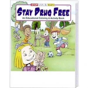 Stay Drug Free Coloring And Activity Book Fun Pack With 4-pack Of Crayons