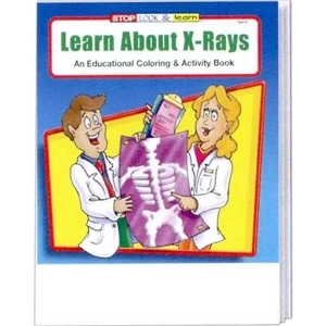 Learn About X -rays Coloring And Activity Book Fun Pack With 4-pack Of Crayons