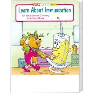Learn About Immunization Coloring And Activity Book Fun Pack With 4-pack Of Crayons