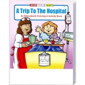 A Trip To The Hospital Coloring And Activity Book Fun Pack With 4-pack Of Crayons