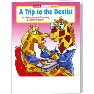 A Trip To The Dentist Coloring And Activity Book Fun Pack With 4-pack Of Crayons