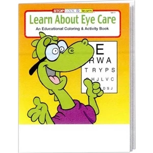 Learn About Eye Care Coloring And Activity Book Fun Pack With 4-pack Of Crayons