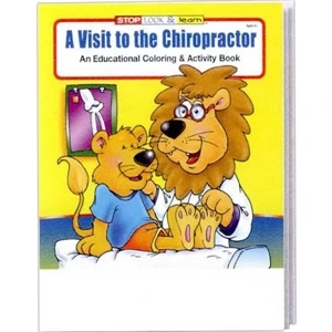 A Visit To The Chiropractor Educational Coloring And Activity Book Fun Pack