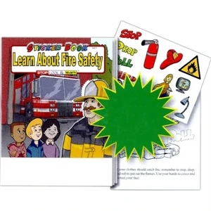 Learn About Fire Safety Sticker And Coloring Activity Book Fun Pack With Crayons