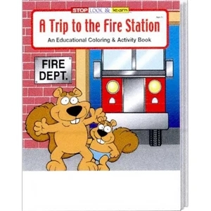 A Trip To The Fire Station Coloring And Activity Book Fun Pack With Crayons