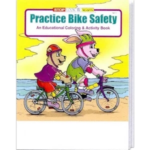Practice Bike Safety Coloring And Activity Book Fun Pack With A 4-pack Of Crayons