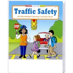 Traffic Safety Coloring And Activity Book Fun Pack With A 4-pack Of Crayons