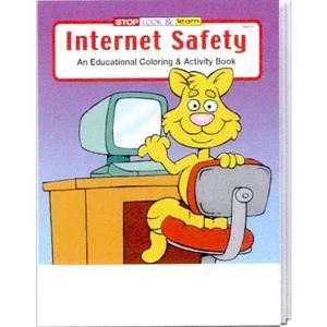 Internet Safety Coloring And Activity Book Fun Pack With A 4-pack Of Crayons