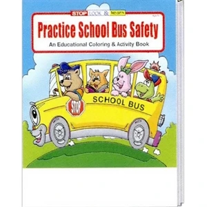 Practice School Bus Safety Coloring And Activity Book Fun Pack With Crayons