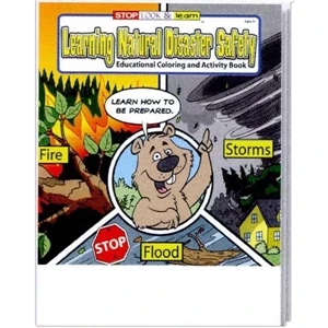 Learning Natural Disaster Safety Coloring And Activity Book Fun Pack With Crayons