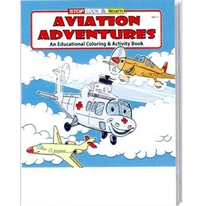 Aviation Adventures Coloring And Activity Book Fun Pack With A 4-pack Of Crayons
