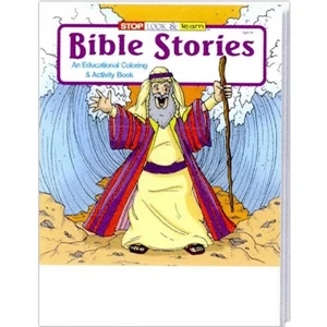 Bible Stories Coloring And Activity Book Fun Pack With Crayons In Imprinted Box