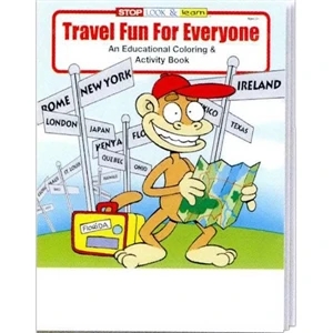 Travel Fun For Everyone Coloring And Activity Book Fun Pack With Crayons