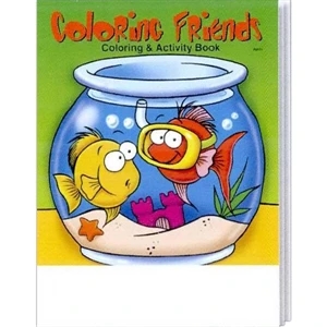 Coloring Friends Coloring And Activity Book Fun Pack With Crayons In Imprinted Box