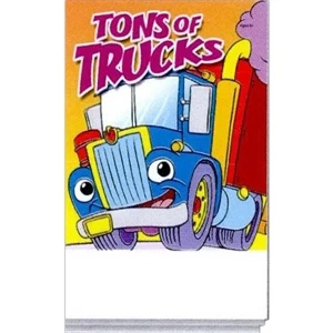 Tons Of Trucks Activity Pad Fun Pack With A 4-pack Of Unimprinted Crayons