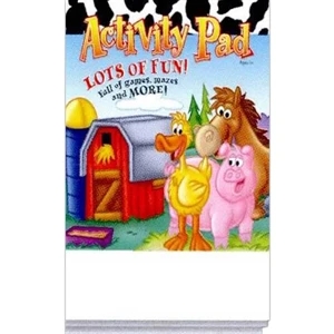 Lots Of Fun! Activity Pad Fun Pack With A 4-pack Of Unimprinted Crayons