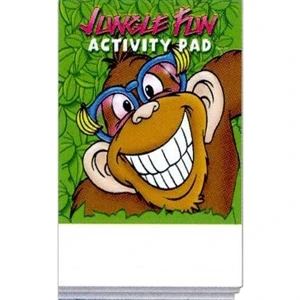 Jungle Fun Activity Pad Fun Pack With A 4-pack Of Crayons In Imprinted Box