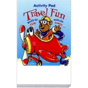 Travel Fun Activity Pad Fun Pack With A 4-pack Of Crayons In Imprinted Box