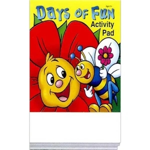 Days Of Fun Activity Pad Fun Pack With A 4-pack Of Crayons In Imprinted Box
