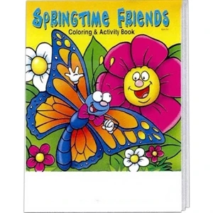 Springtime Friends Coloring And Activity Book Fun Pack With Unimprinted Crayons
