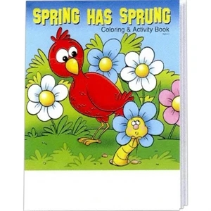 Spring Has Sprung Coloring And Activity Book Fun Pack With Crayons In Imprinted Box