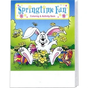 Springtime Fun Coloring And Activity Book Fun Pack With Crayons In Imprinted Box