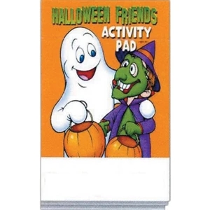 Halloween Friends Activity Pad Fun Pack With A 4-pack Of Unimprinted Crayons