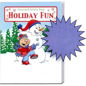 Holiday Fun Coloring And Activity Book Fun Pack With Unimprinted Crayons