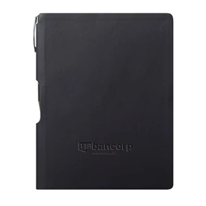 Groove - Journal With Pen - Black. Change The Way You Think. Modern, Sleek