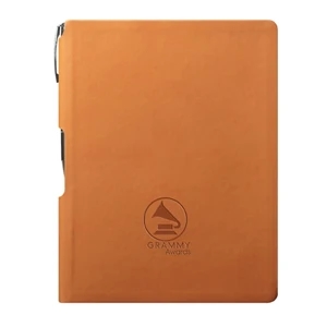Groove - Journal With Pen - Orange. Change The Way You Think. Modern, Sleek