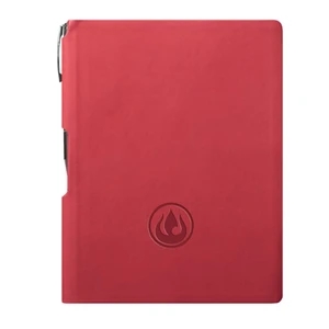 Groove - Journal With Pen - Red. Change The Way You Think. Modern, Sleek