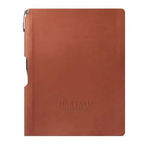 Groove - Journal With Pen - Terra-cotta Brown. Change The Way You Think. Modern, Sleek