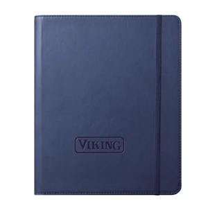 Ipad (r) - Pad Cover - Navy Blue. Leather-like Hardcover, Secure Elastic Corner Tabs