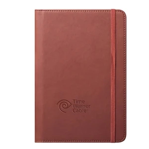 E-reader - Reader Cover - Terra-cotta. Leather-like Hardcover, Secure Elastic Corner Tabs