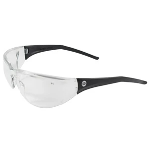 Tranzmission - Clear Lens - Safety Glasses With Single Curved Lens Design