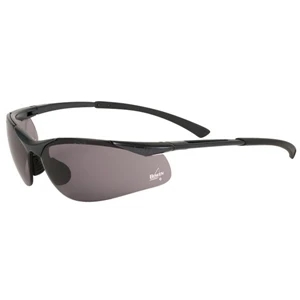 Bolle (r) Contour (r) - Gray Lens - Safety Glasses With Ultra Lightweight Half Frame