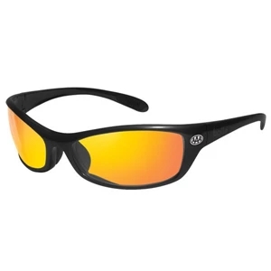 Bolle (r) Spider (tm) - Red Lens - Close Fitting, High Contour Designed Safety Glasses