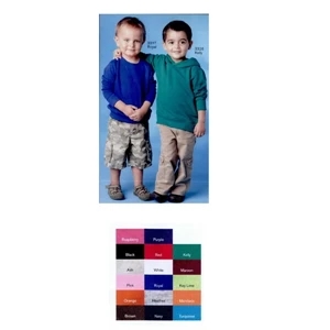 Rabbit Skins - Toddler/juvy Crewneck Sweatshirt. 7.5 Oz. 60% Cotton/40% Polyester. Blank Product