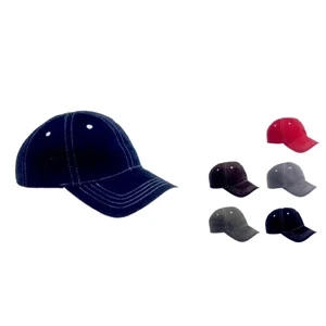 Yupoong (r) - Unstructured Contrast Color Stitched Cap With Six Panels. Blank Product