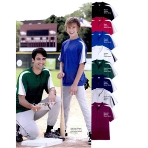 Augusta Sportswear (r) - Performance Youth Baseball Jersey With Two-button Placket. Blank Product