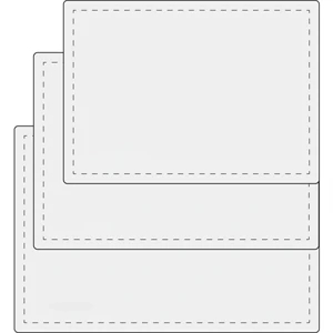 0.10 Mil - Clear School Card Laminate Pouch For 3 3/8" X 2 1/4" Card Blank