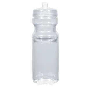Hitgreen (tm) Poly-clear (tm) - Clear - Fitness Bottle With Leak Resistant Push Pull Lid, 24 Oz