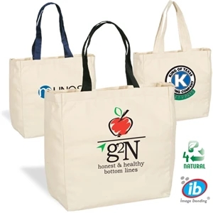 Eco-responsible (tm) Give-away - High Quality Natural 6 Oz. Canvas Tote Bag