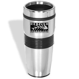 Equator - Silver 16 Oz. Travel Tumbler With Insulated Stainless Steel Outer Wall