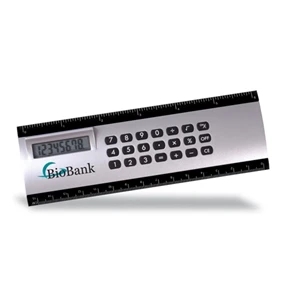 Calcu-rule - Handy Combination Eight Digit Calculator And 6" Ruler. Closeout