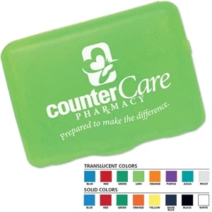 Protect (tm) - First Aid Kit With Antibacterial Gel Packets Latex Free Bandages And More