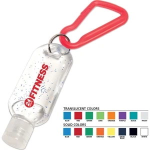 Antibacterial Gel, In An Easy-to-use Clear 1.8 Oz Bottle With Carabiner
