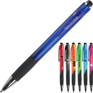 Coronado Frgc - Ballpoint Pen With Black Rubber Grip And Colored Frost Barrel